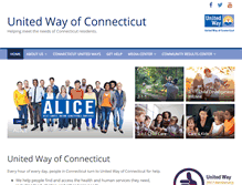 Tablet Screenshot of ctunitedway.org